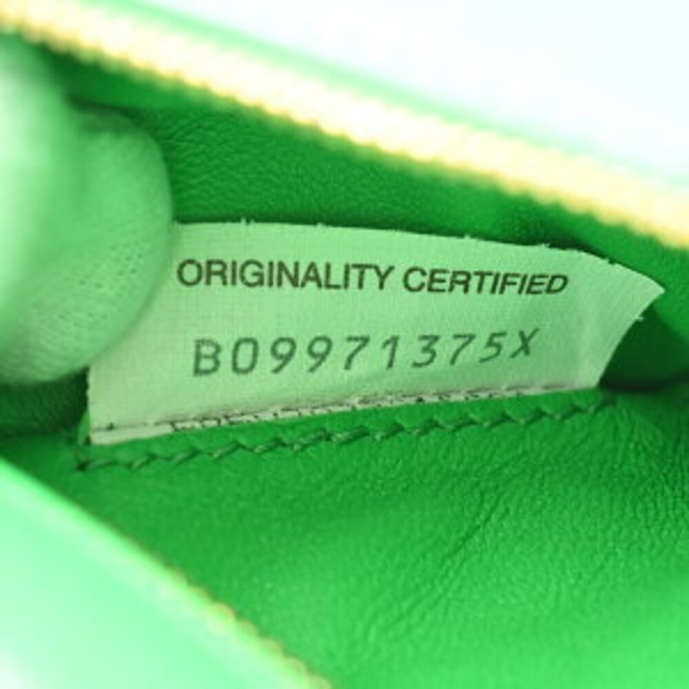 Bottega Veneta Cassette Maxi Intrecciato Green Lambskin Shoulder Bag - Picture 12 of 13
